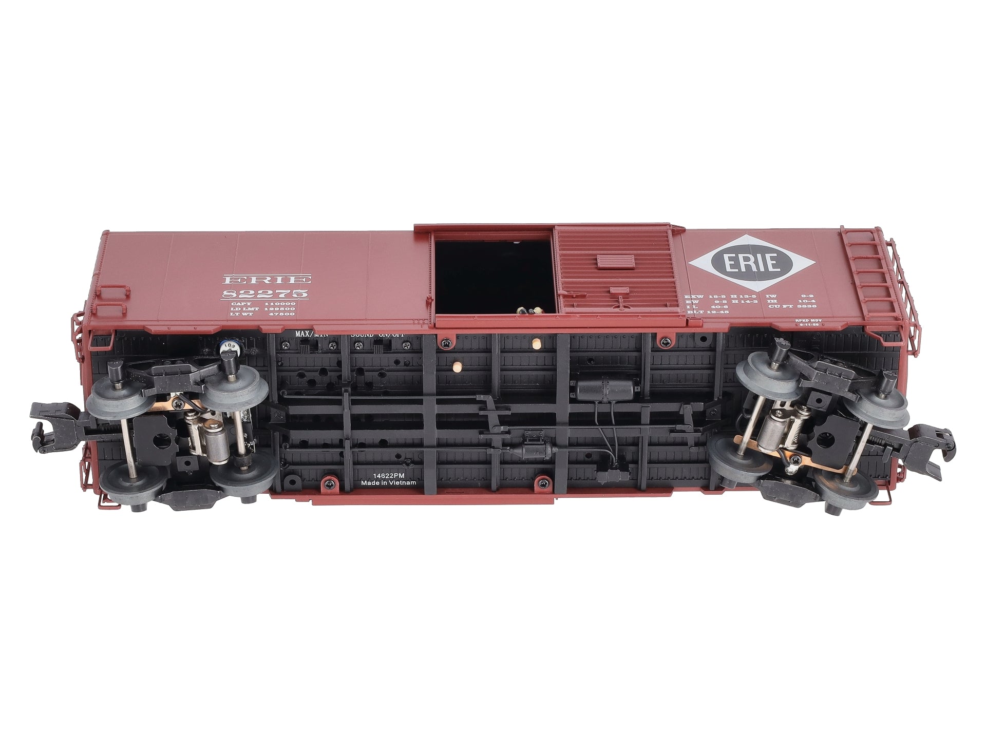 Lionel 2226010 O Erie Hobo Sounds Boxcar