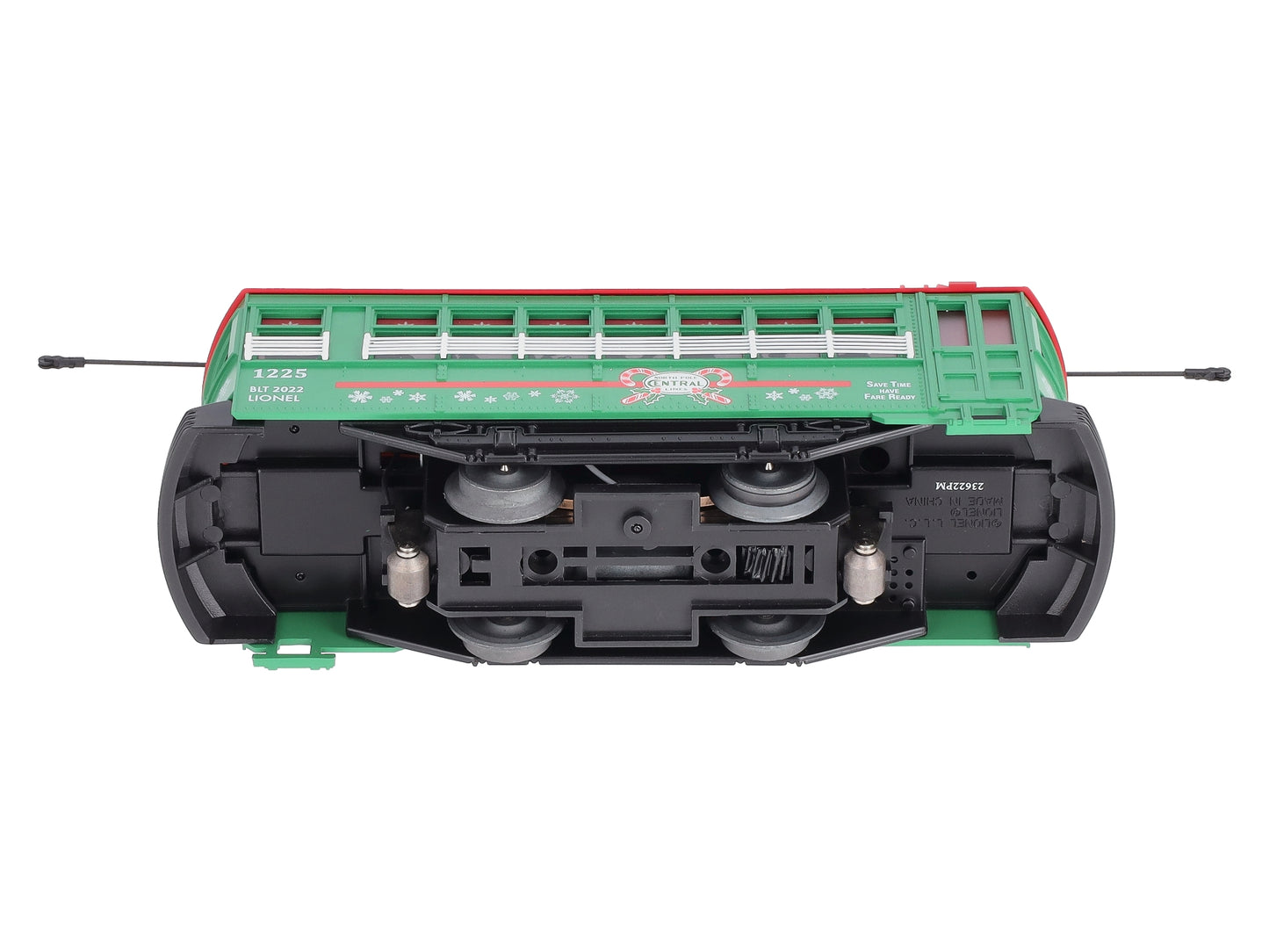 Lionel 2135140 O Christmas Lionel North Pole Central Trolley