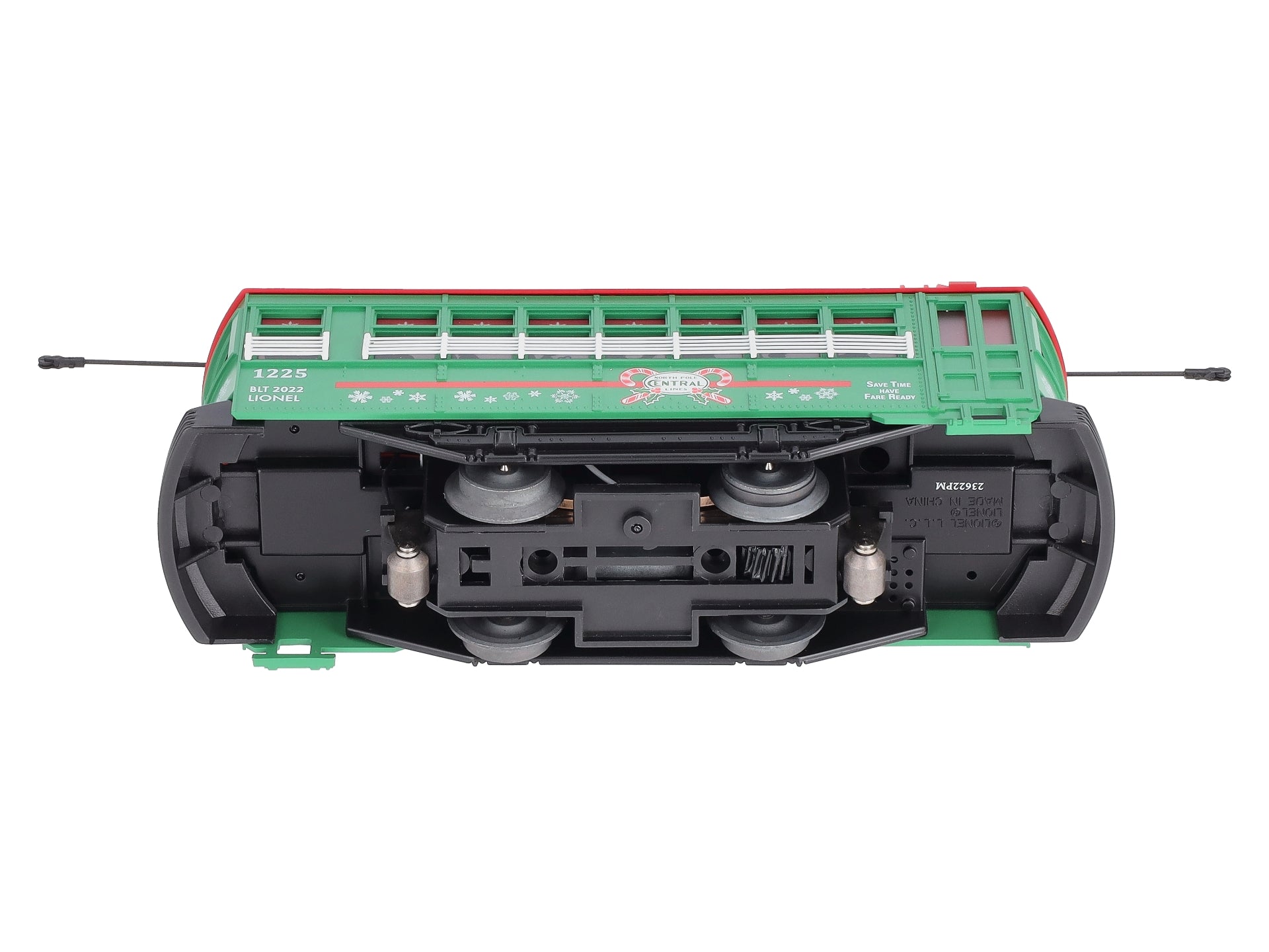 Lionel 2135140 O Christmas Lionel North Pole Central Trolley