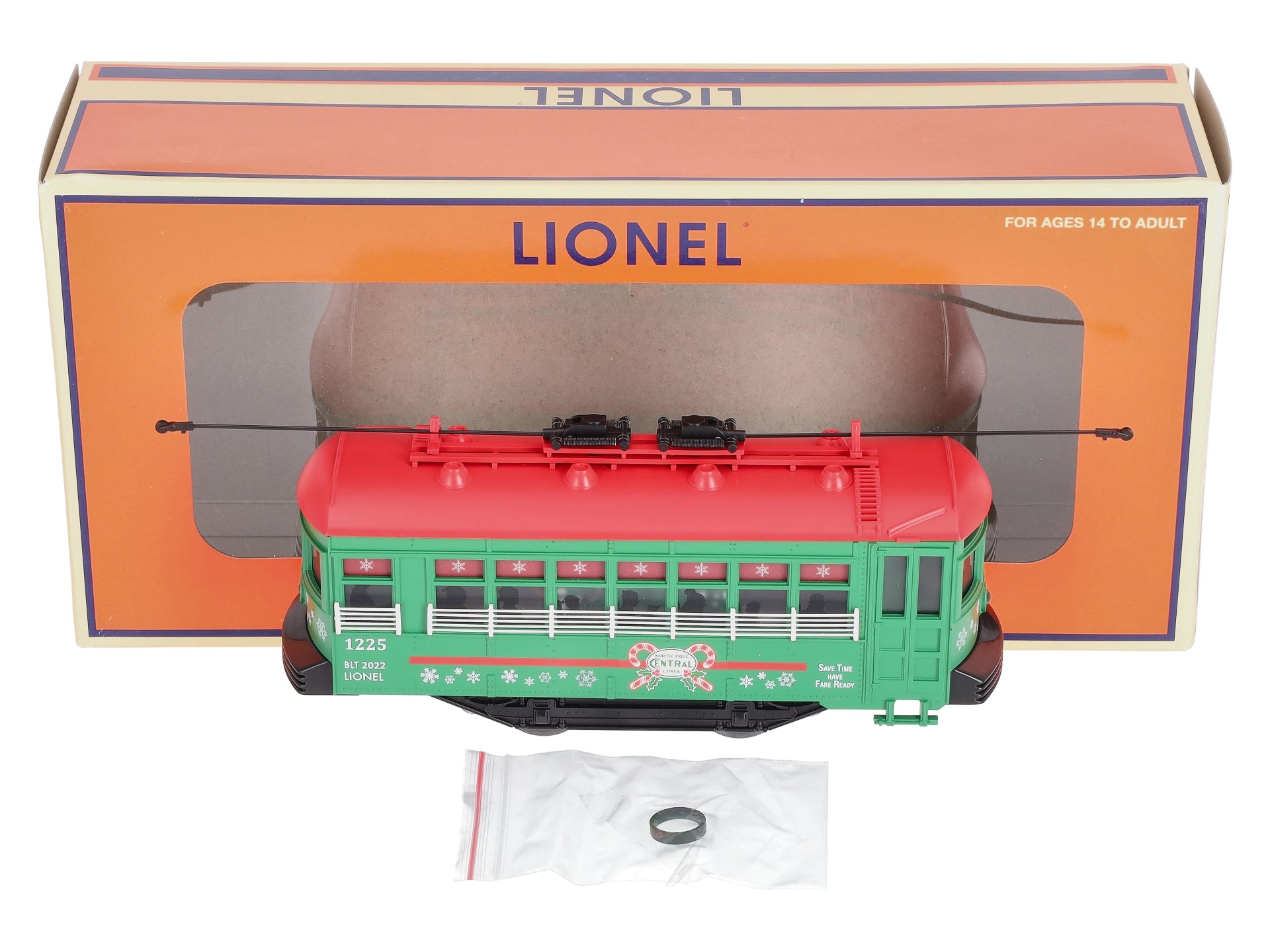 Lionel 2135140 O Christmas Lionel North Pole Central Trolley
