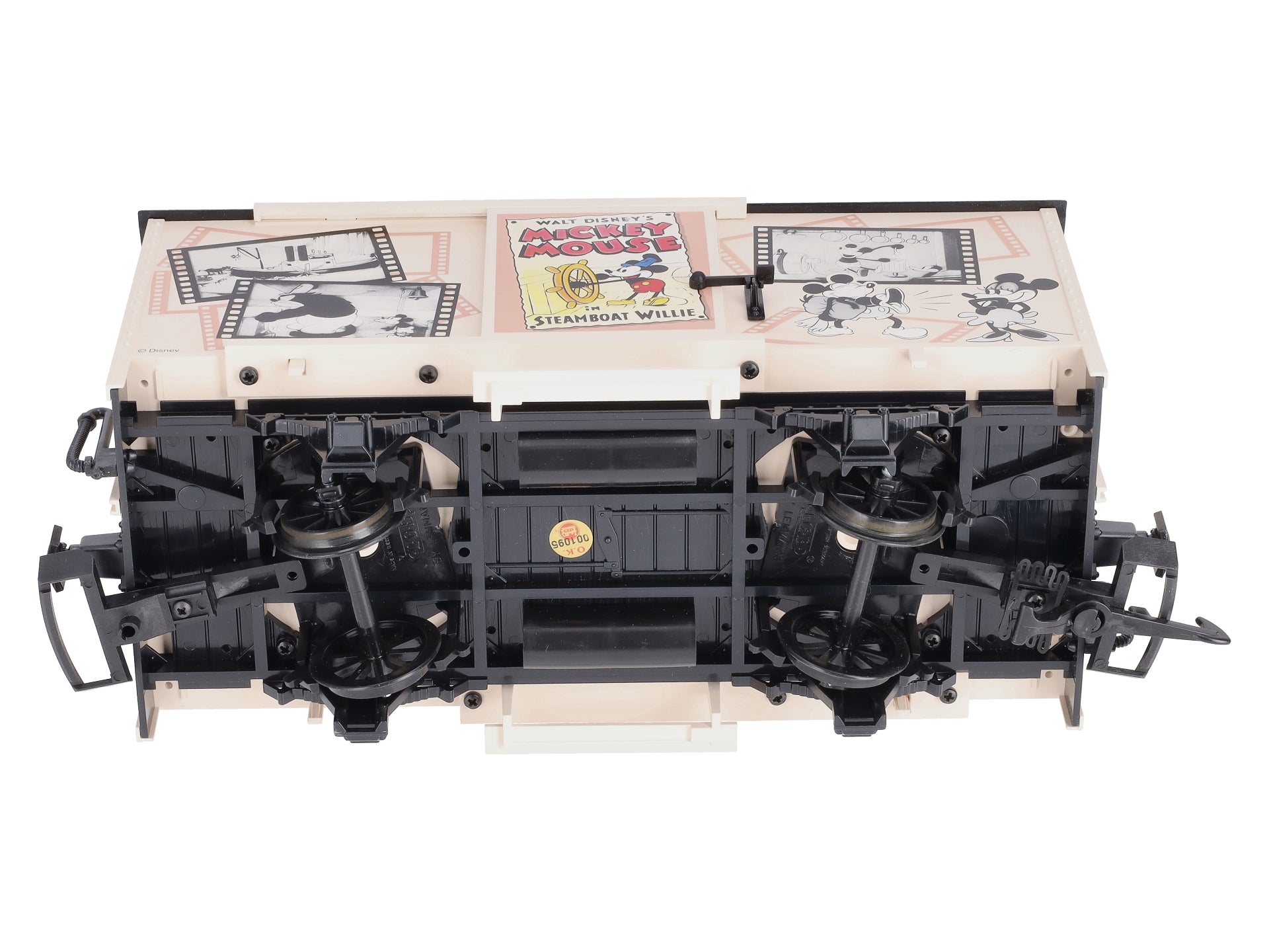 LGB 44358 G Scale Disney Steamboat Willie Disney Mickey Mouse Boxcar LN/Box