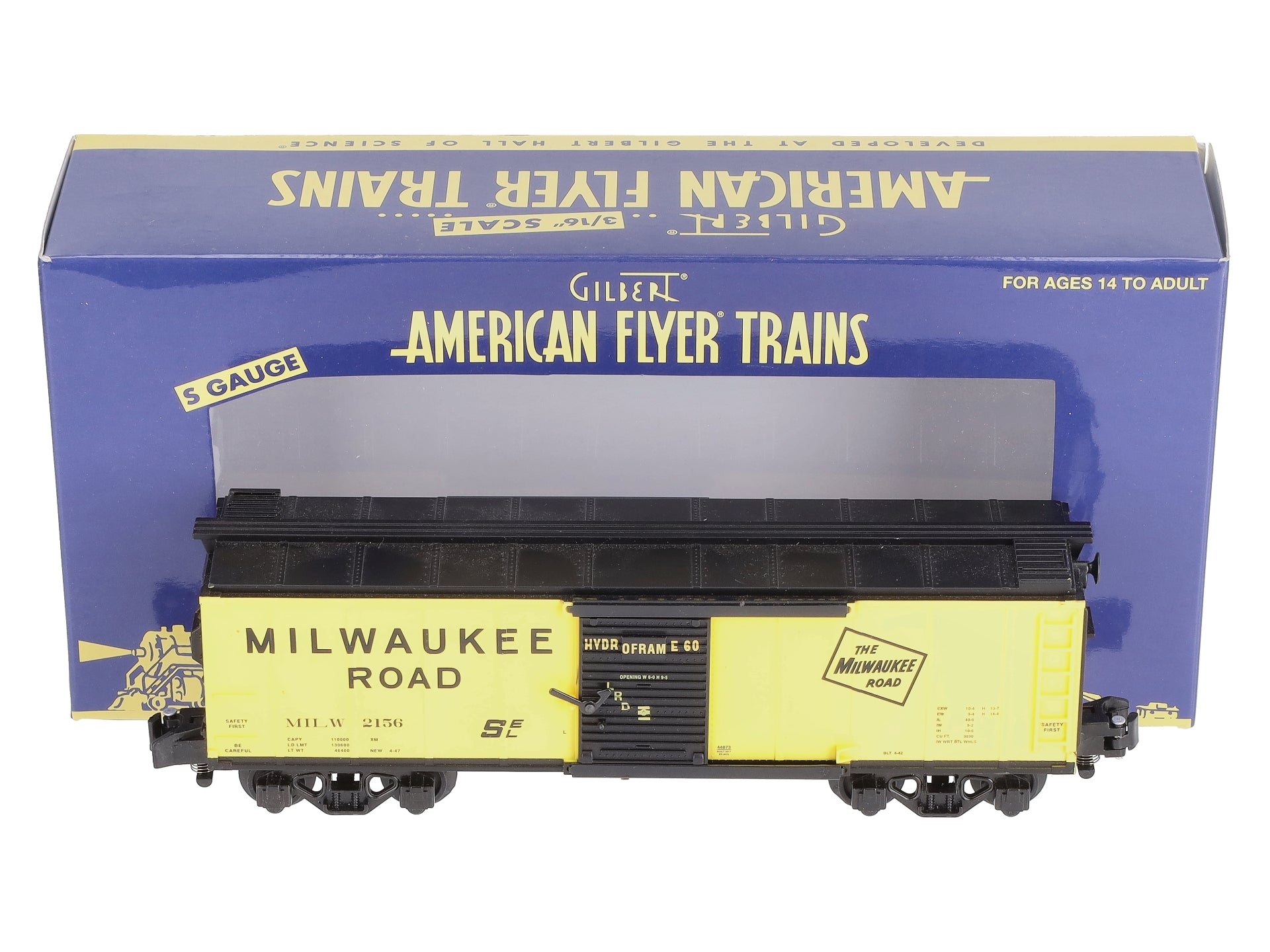 American Flyer 6-44073 S Gauge Milwaukee Road American Flyer Boxcar #2156
