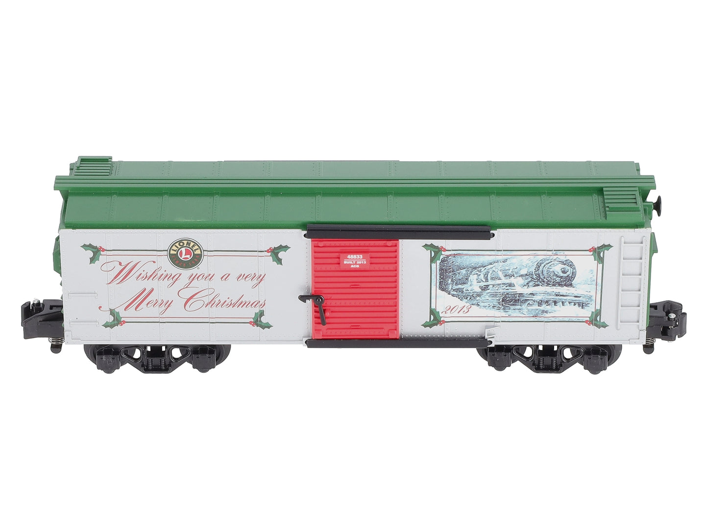 American Flyer 6-48833 S Scale Christmas 2013 Boxcar