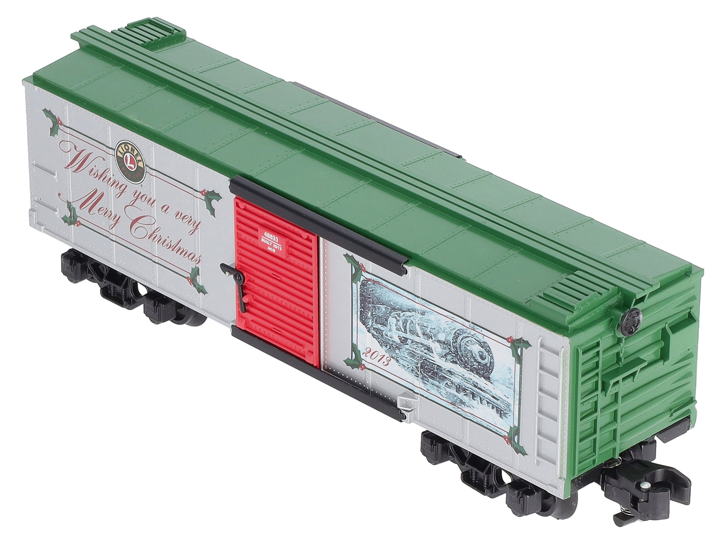 American Flyer 6-48833 S Scale Christmas 2013 Boxcar