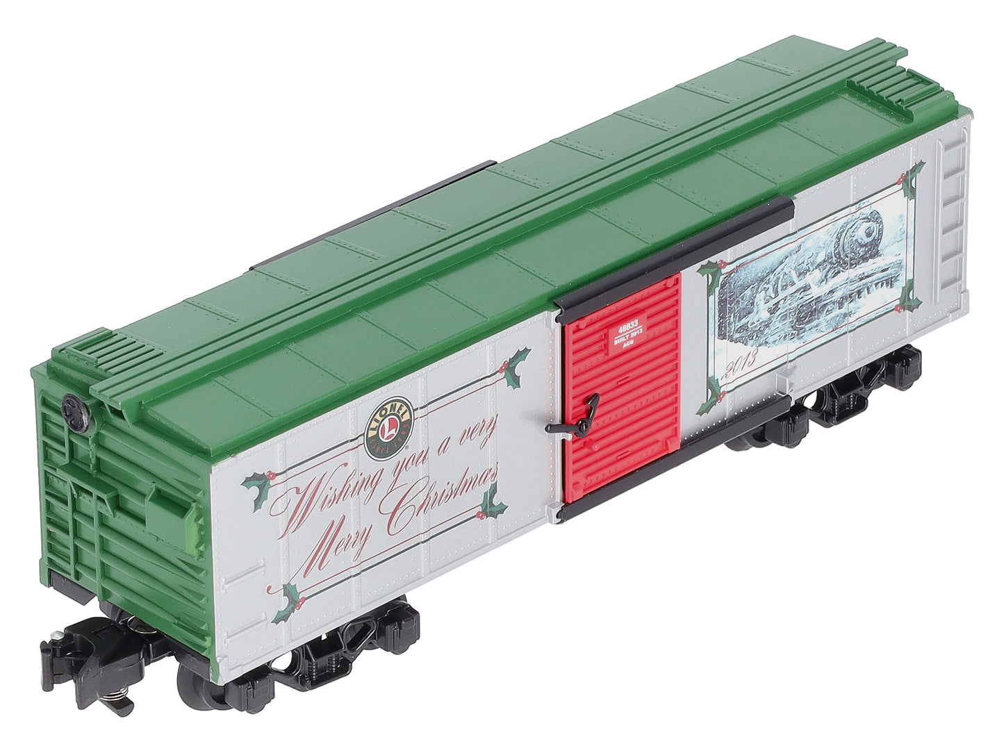 American Flyer 6-48833 S Scale Christmas 2013 Boxcar