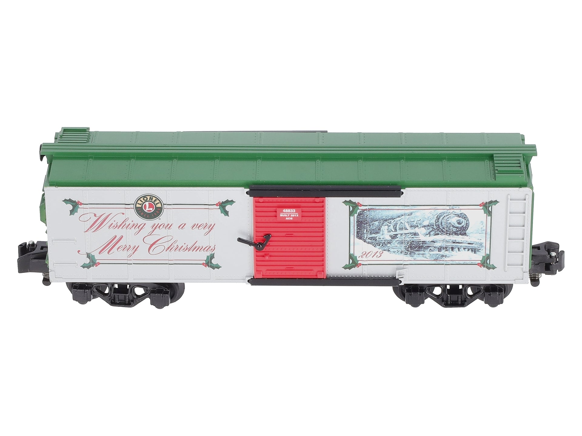 American Flyer 6-48833 S Scale Christmas 2013 Boxcar