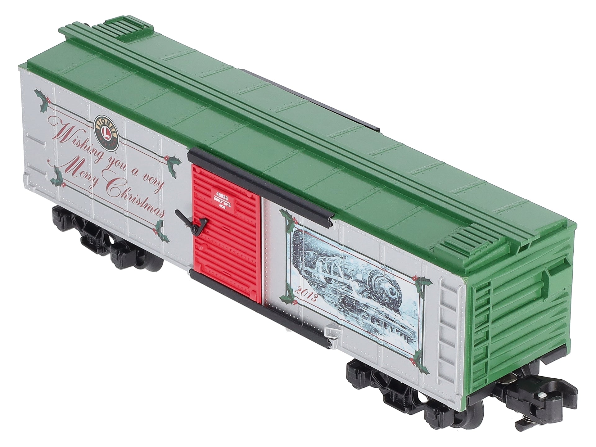 American Flyer 6-48833 S Scale Christmas 2013 Boxcar
