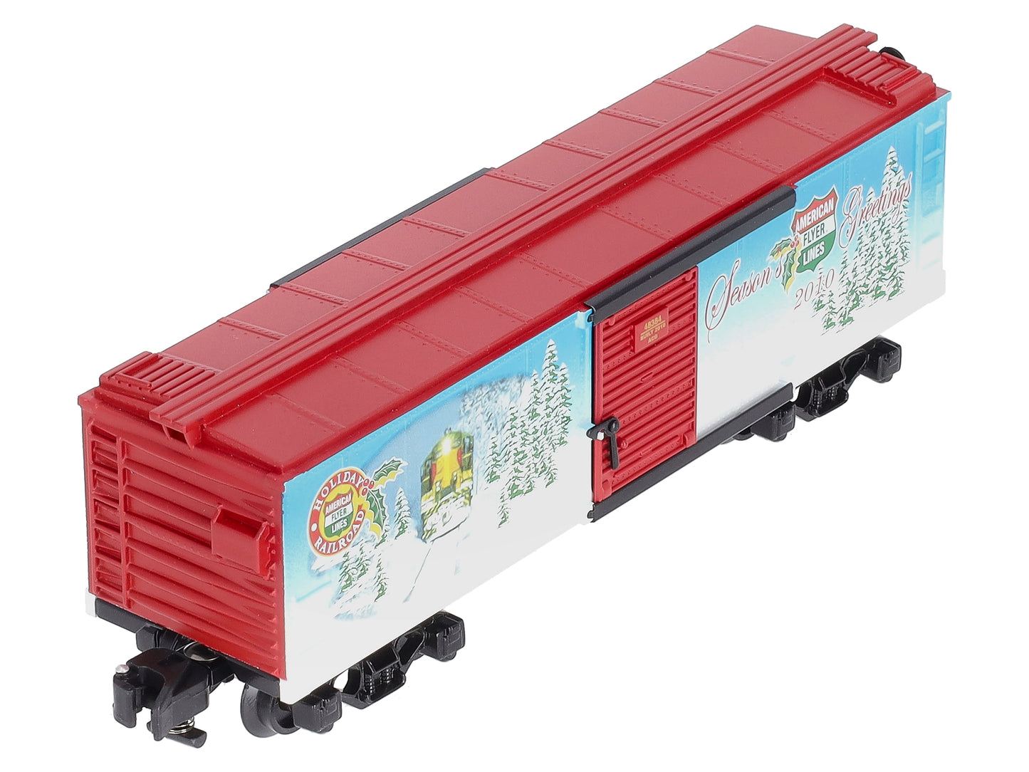 American Flyer 6-48384 S Scale Holiday 2010 Boxcar LN/Box