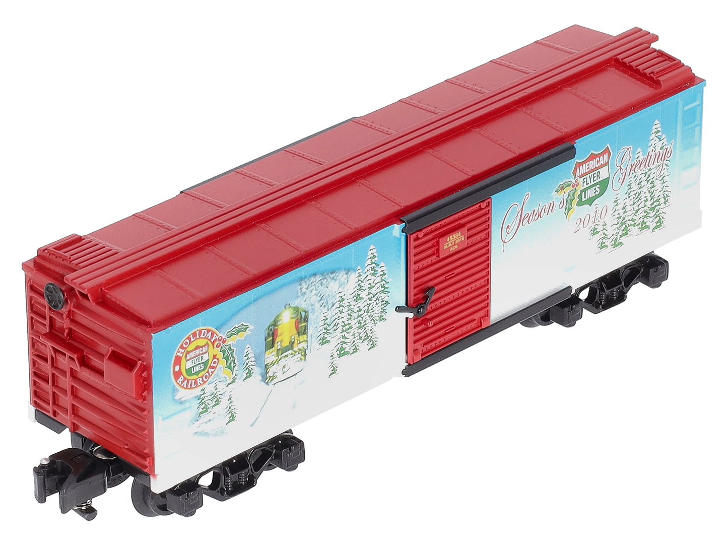 American Flyer 6-48384 S Scale Holiday 2010 Boxcar LN/Box