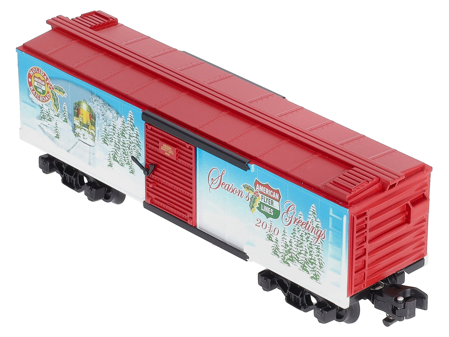 American Flyer 6-48384 S Scale Holiday 2010 Boxcar LN/Box