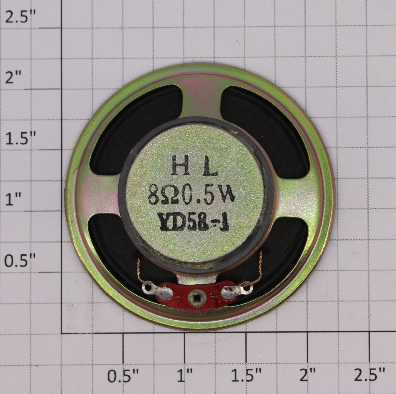 MTH BF-0000005 YD58-1 8 Ohm .5 Watt 57mm Round Speaker