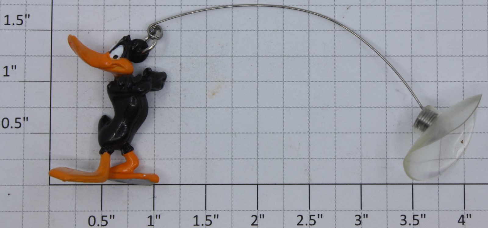 Acme LT-3 Looney Tunes Daffy Duck Vinyl Figure with Suction Cup