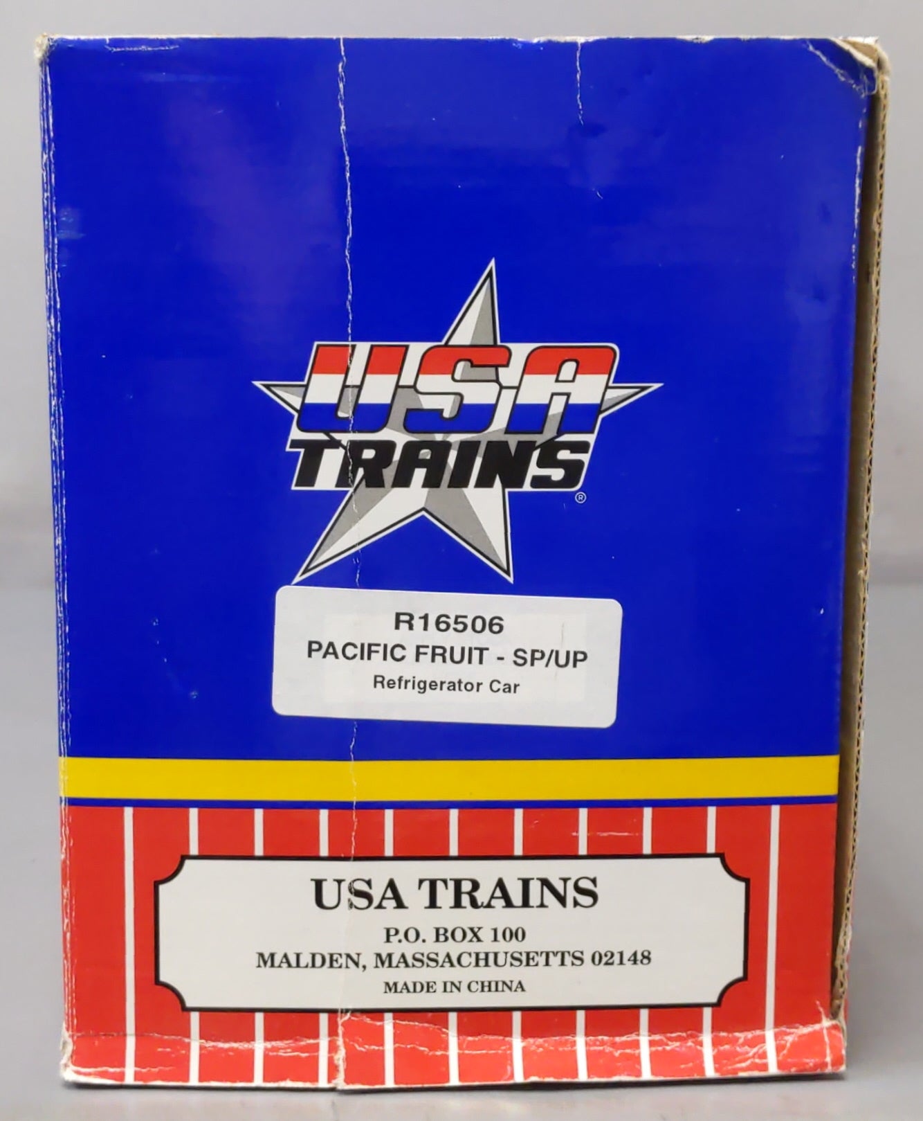 USA Trains 16506 SP/UP - Pacific Fruit Express 40' Reefer Car #2 - Metal Wheels