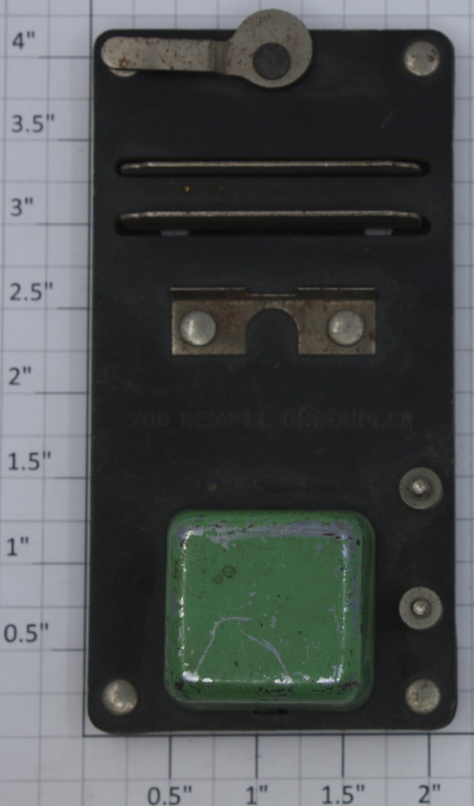American Flyer 706 Green Remote Uncoupler with Binding Posts and Nuts