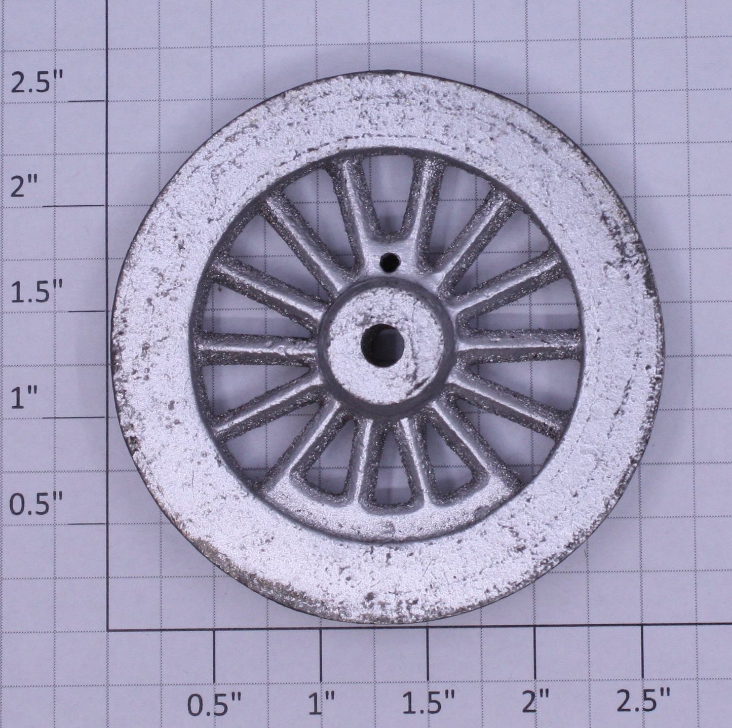 Lionel 5L-40 Paint Cast Iron Thick Rim Spoked 2-5/8" Std Gauge Loco Plain Wheel