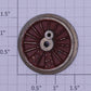 Lionel 1862-72 O Gauge "General" Red Plain Wheel