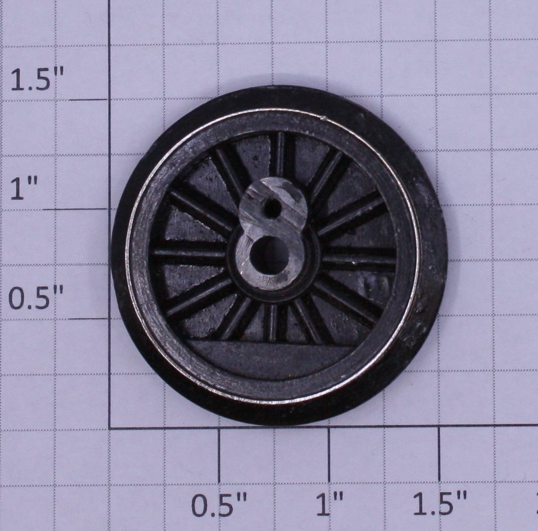 Lionel 249E-21 O Gauge Black Geared Wheel