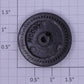 Lionel 249E-21 O Gauge Black Geared Wheel