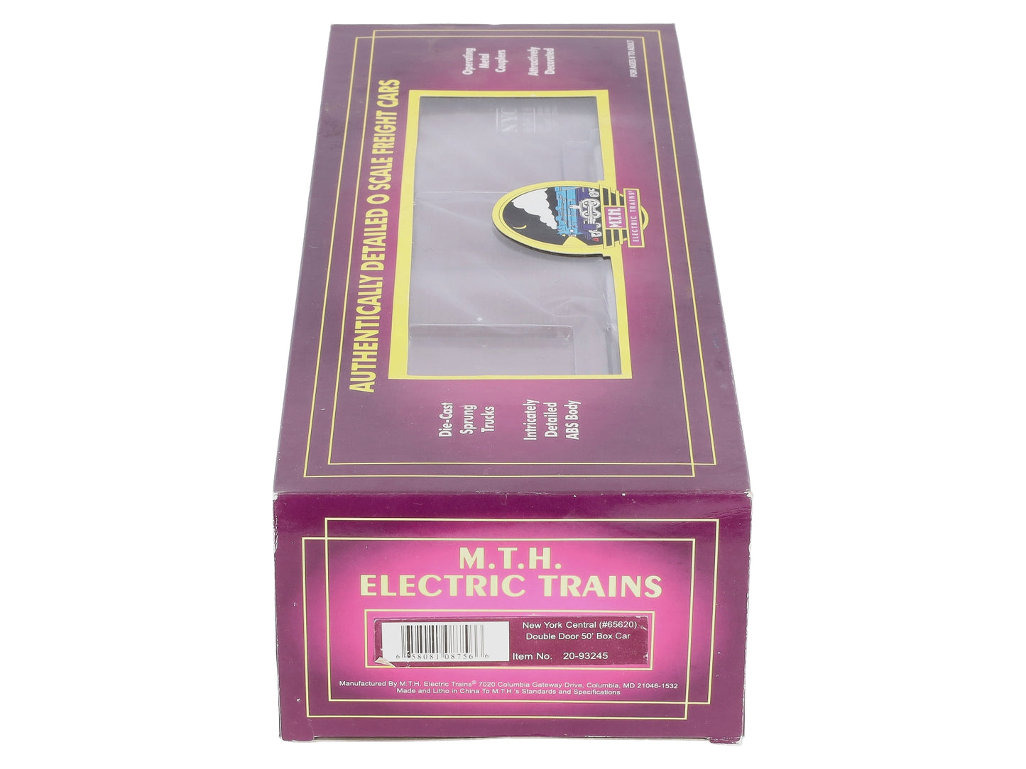 MTH 20-93245 O New York Central Double Door 50' Box Car #65616 LN/Box