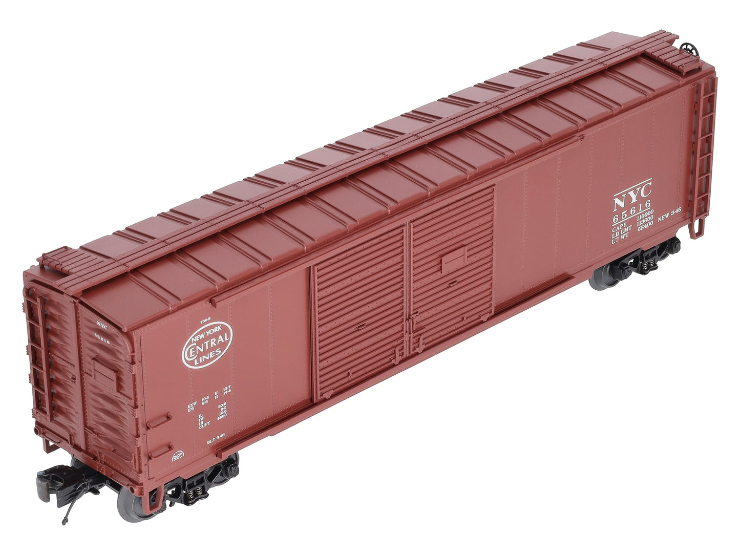 MTH 20-93245 O New York Central Double Door 50' Box Car #65616 LN/Box