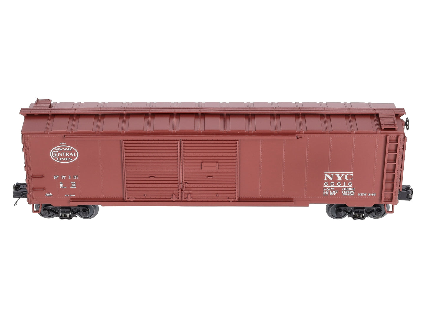 MTH 20-93245 O New York Central Double Door 50' Box Car #65616 LN/Box