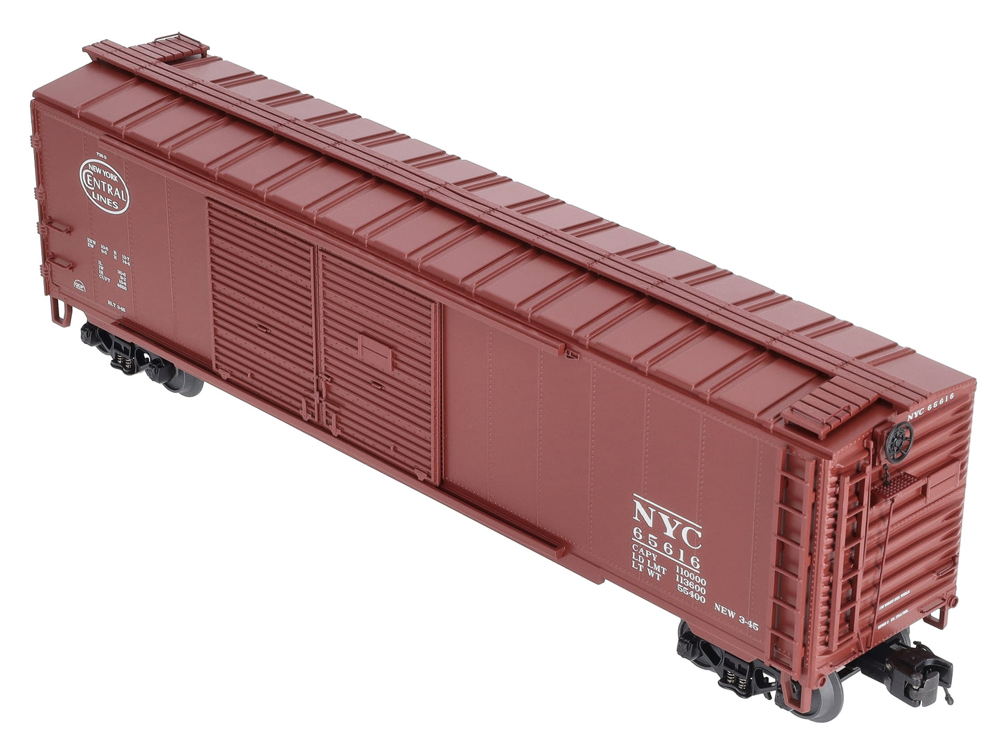 MTH 20-93245 O New York Central Double Door 50' Box Car #65616 LN/Box