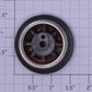 Lionel SLS-257-3 Red Spoked 1-5/8" O Gauge Steam Loco Wheel w/Gear & Boss