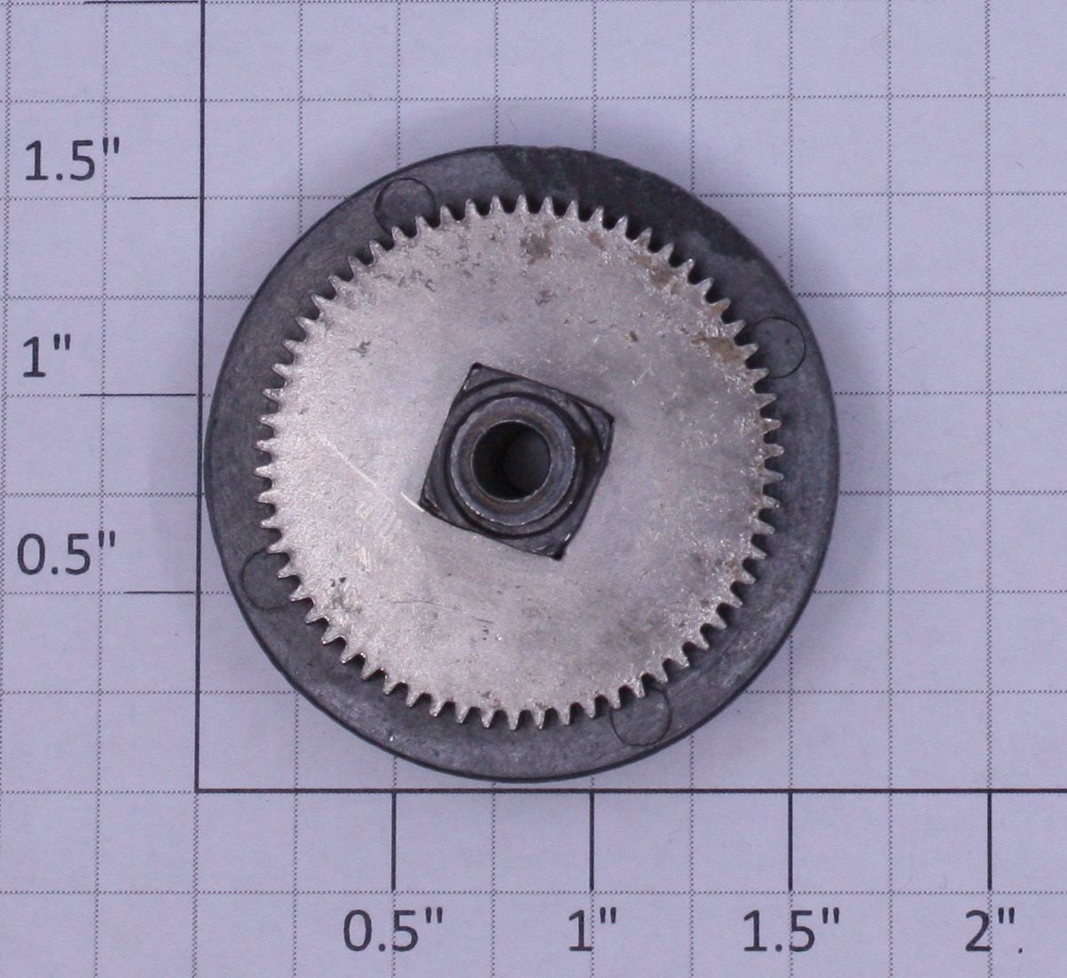 Lionel SLS-257-3 Red Spoked 1-5/8" O Gauge Steam Loco Wheel w/Gear & Boss