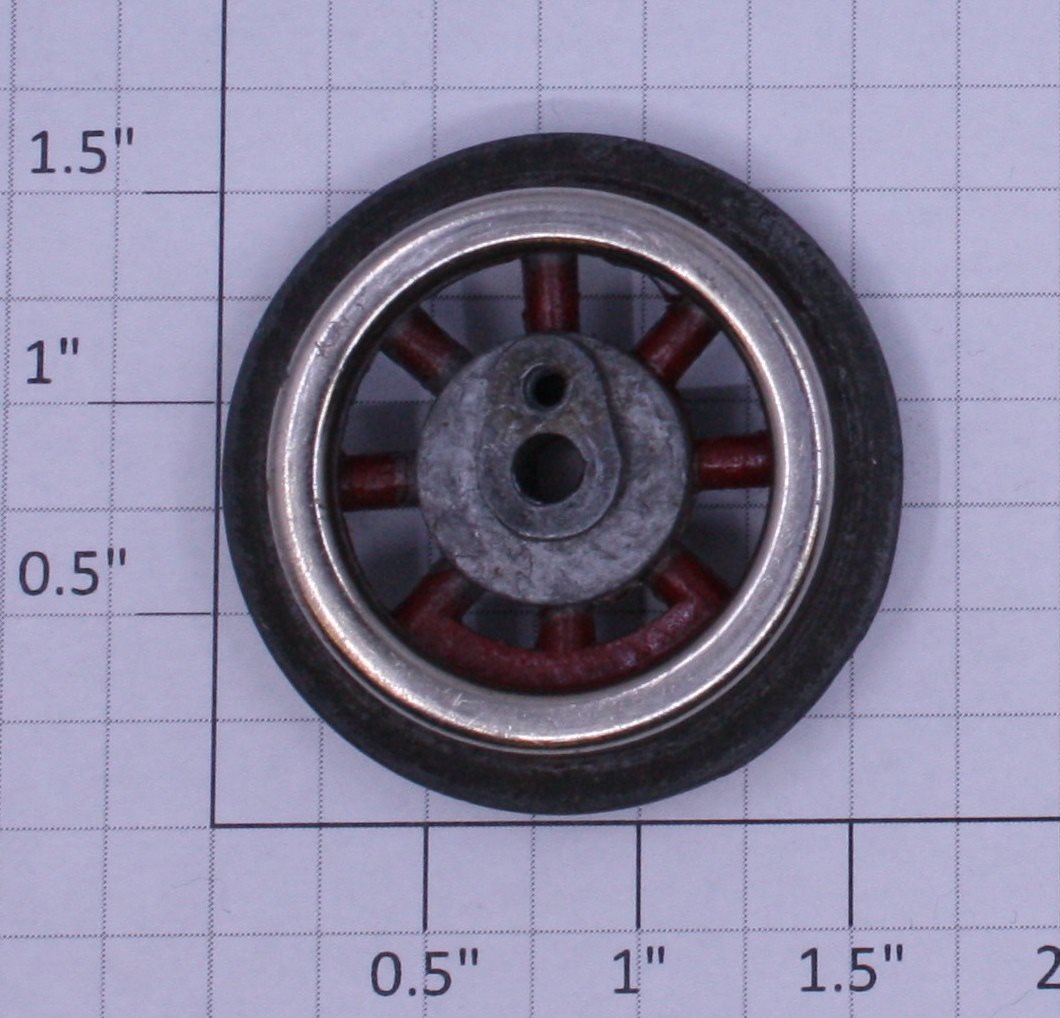 Lionel SLS-257-3 Red Spoked 1-5/8" O Gauge Steam Loco Gear Wheel w/Screw Boss