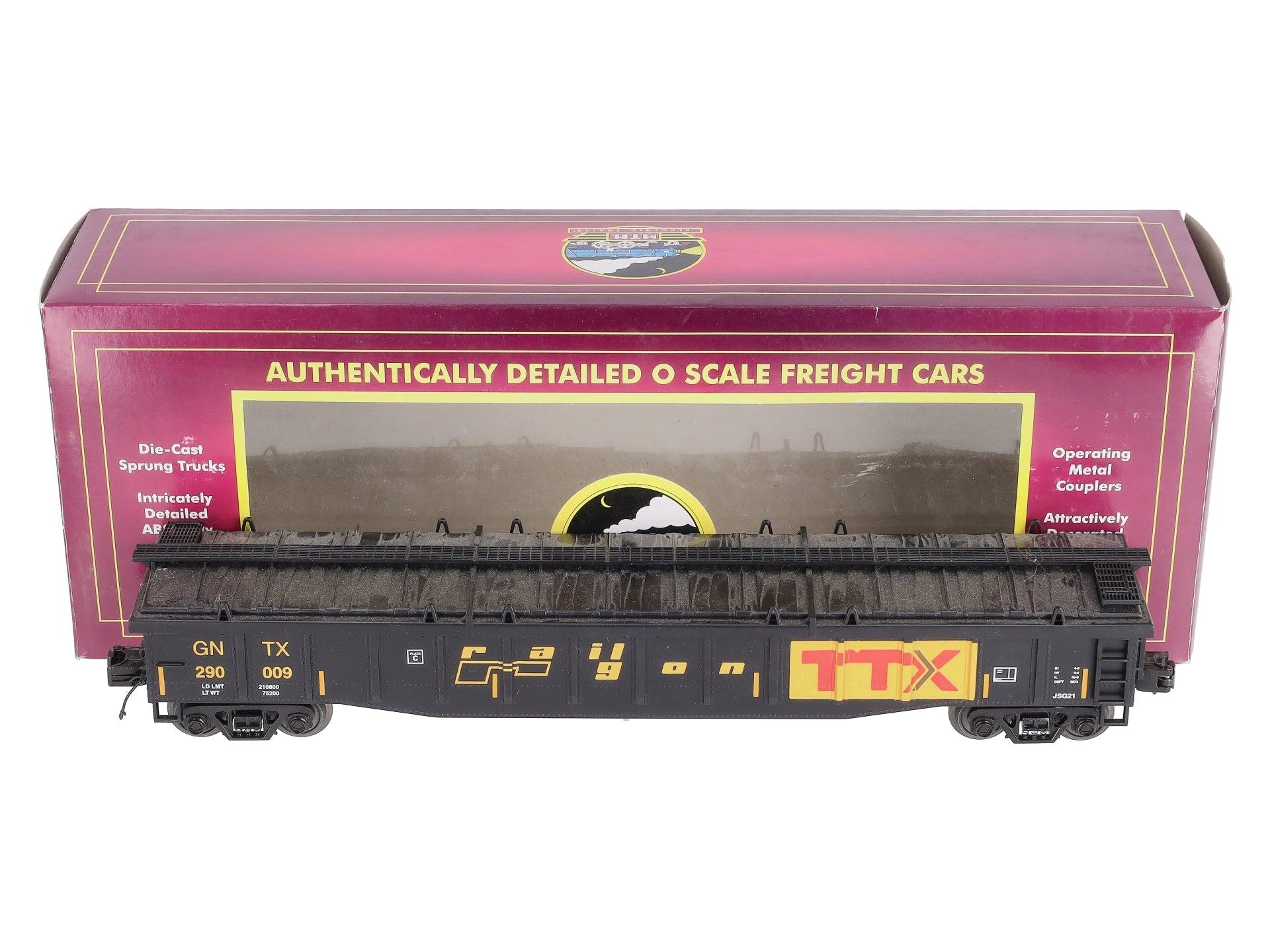 MTH 20-95202 O TTX Premier Gondola Car with Cover