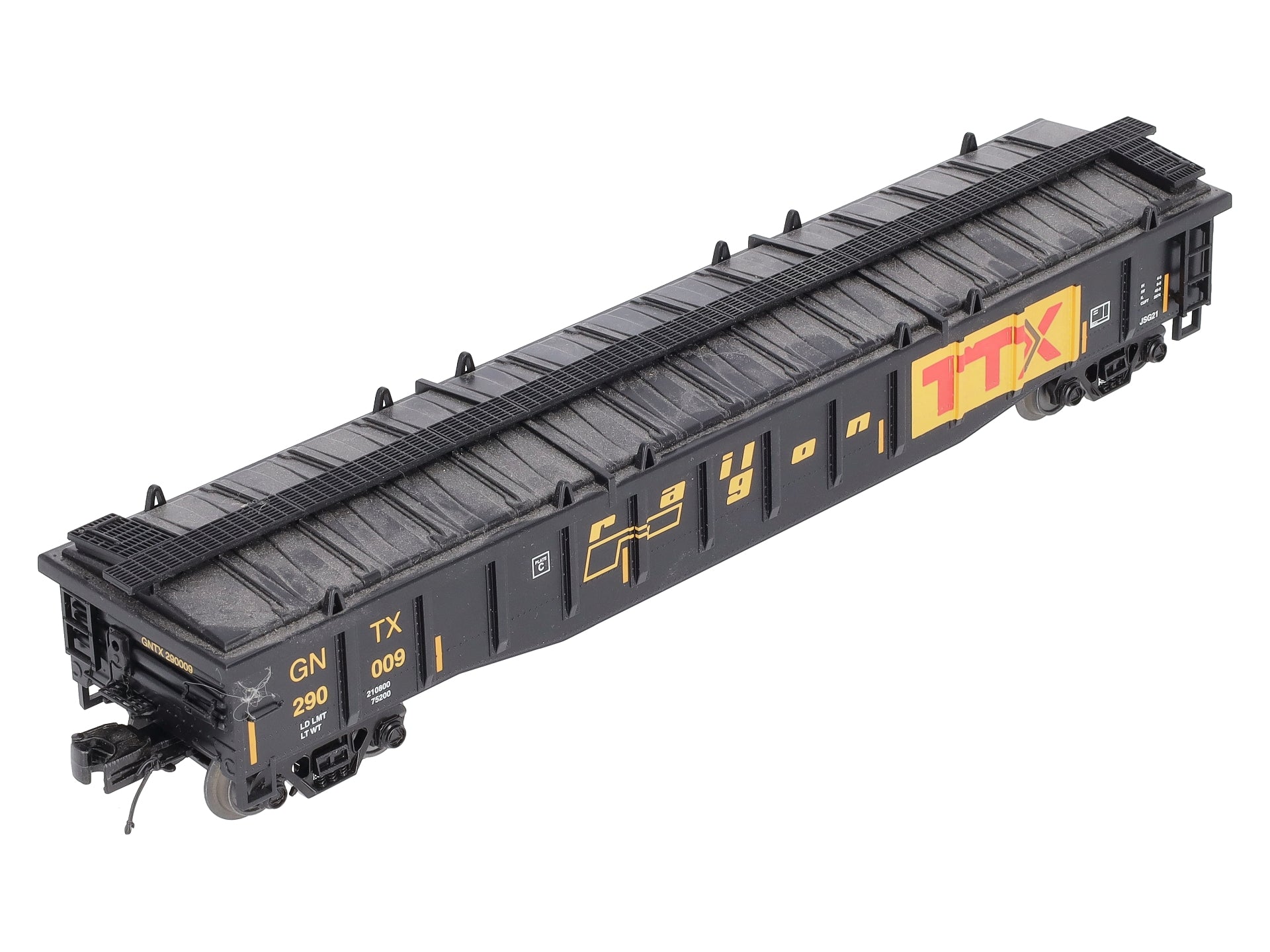 MTH 20-95202 O TTX Premier Gondola Car with Cover – Trainz
