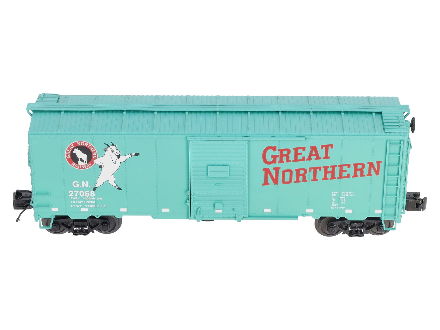 MTH 20-93420 O Gauge Great Northern 40’ AAR Box Car #27068
