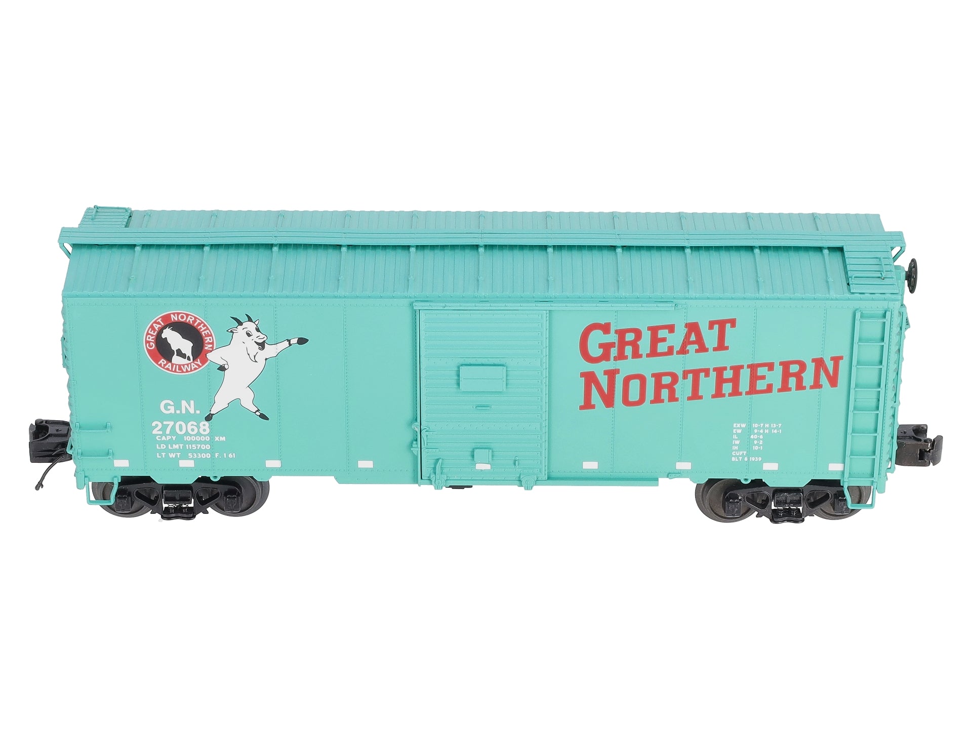 MTH 20-93420 O Gauge Great Northern 40’ AAR Box Car #27068
