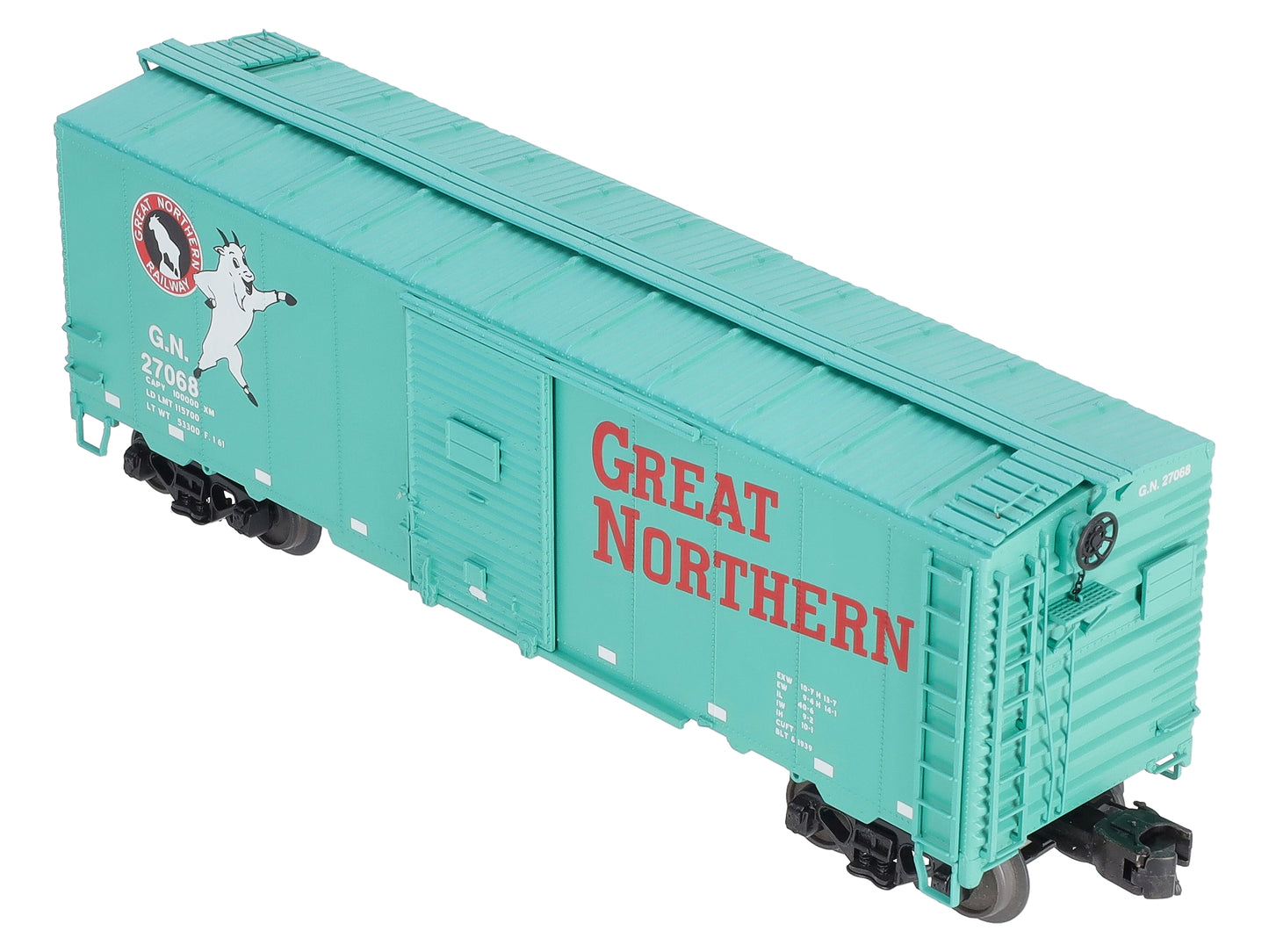 MTH 20-93420 O Gauge Great Northern 40’ AAR Box Car #27068