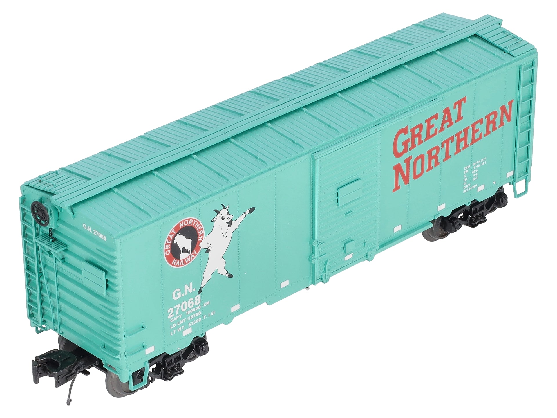 MTH 20-93420 O Gauge Great Northern 40’ AAR Box Car #27068
