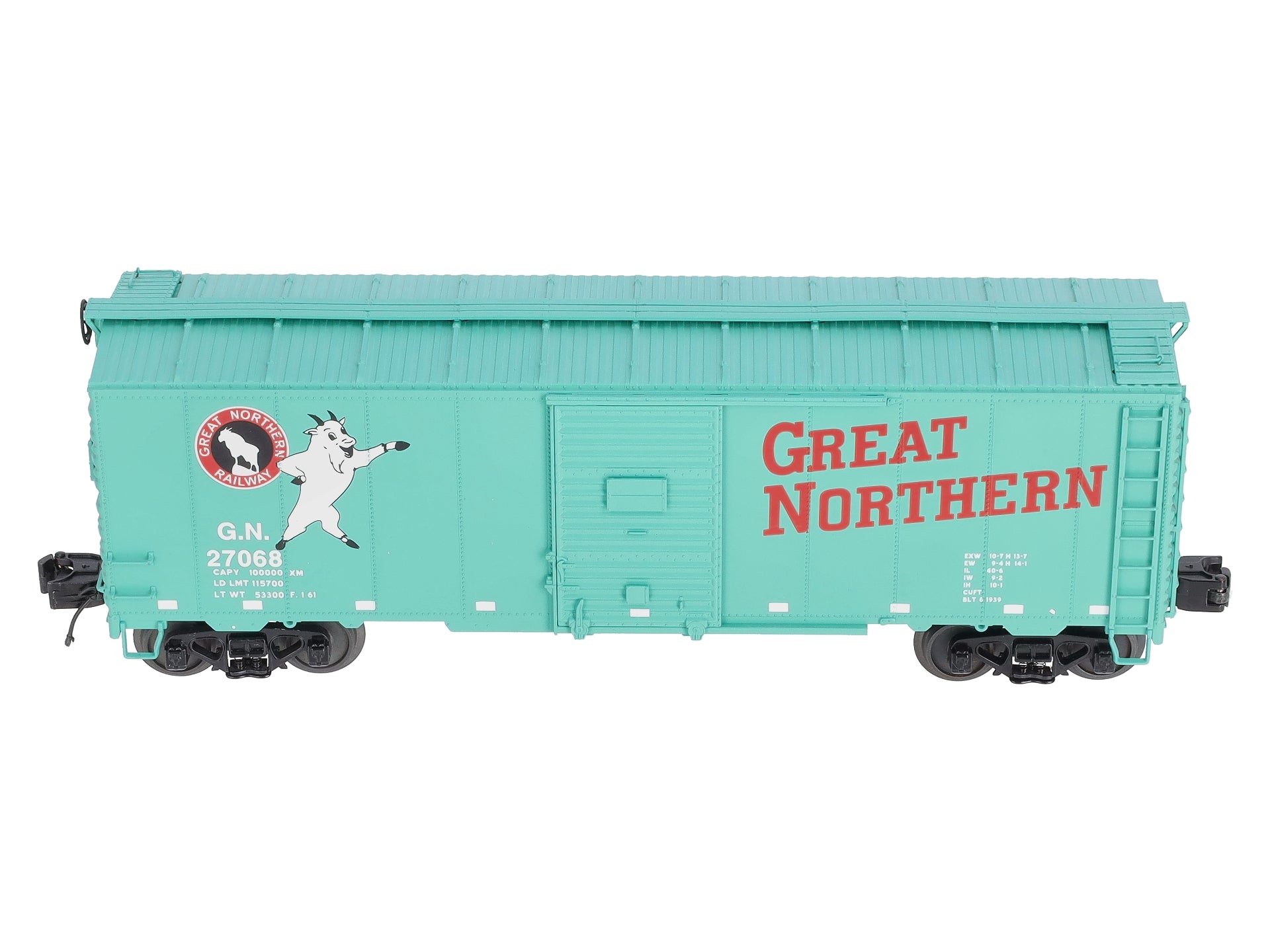MTH 20-93420 O Gauge Great Northern 40’ AAR Box Car #27068