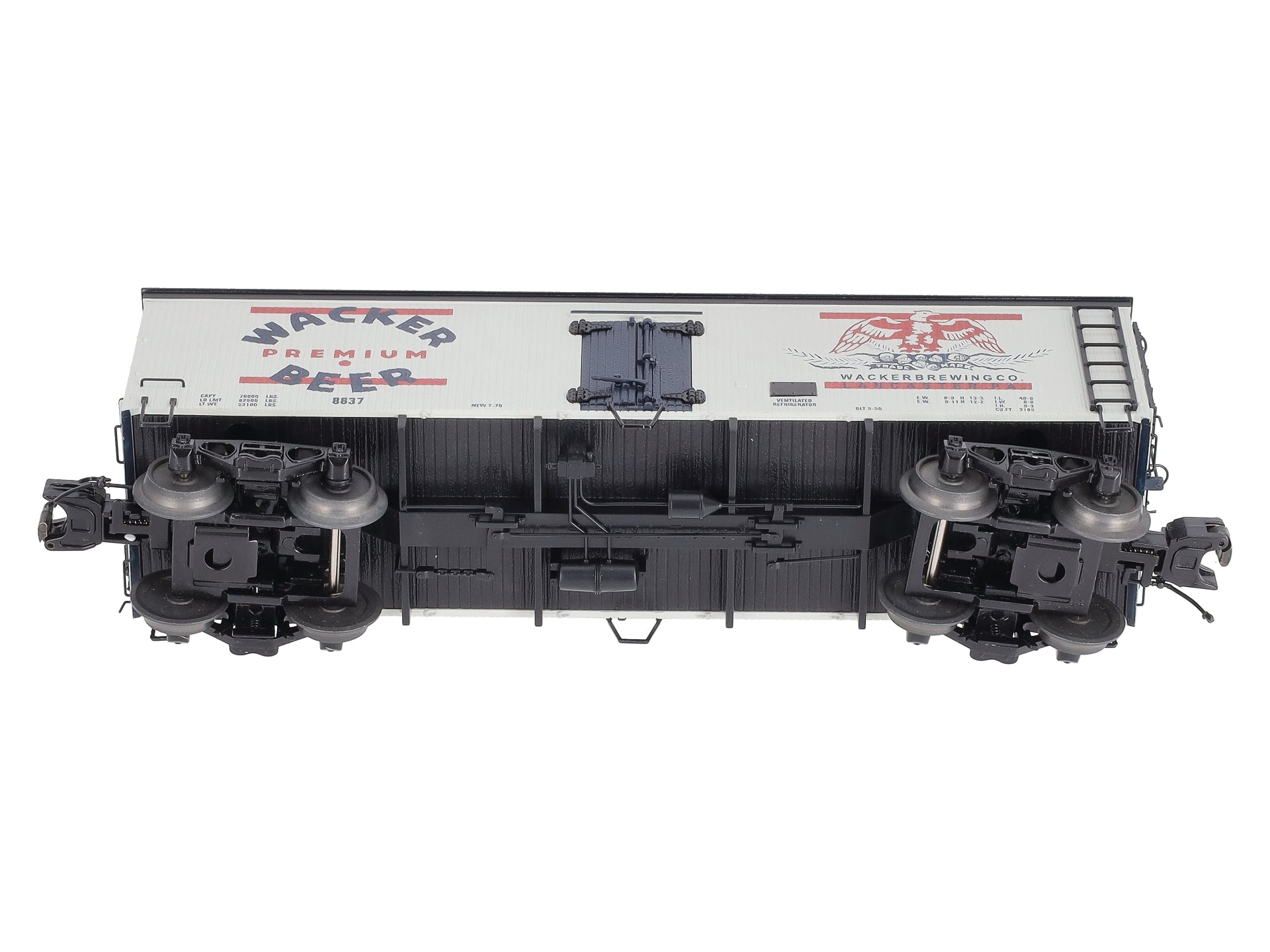 MTH 20-94347 O Wacker 36' Woodsided Reefer Car