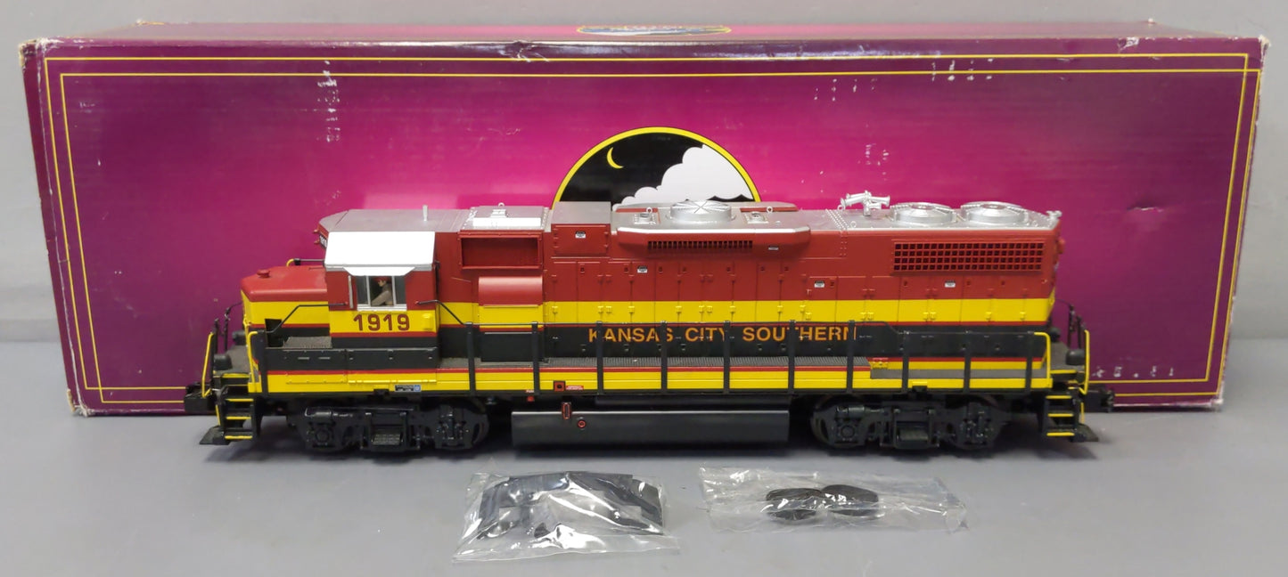 MTH 20-20487-1 O Gauge Kansas City Southern GP38-2 Diesel Engine #1919 with PS3 EX/Box