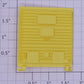 Lionel 6464-7 Yellow 5-Panel Box Car Door