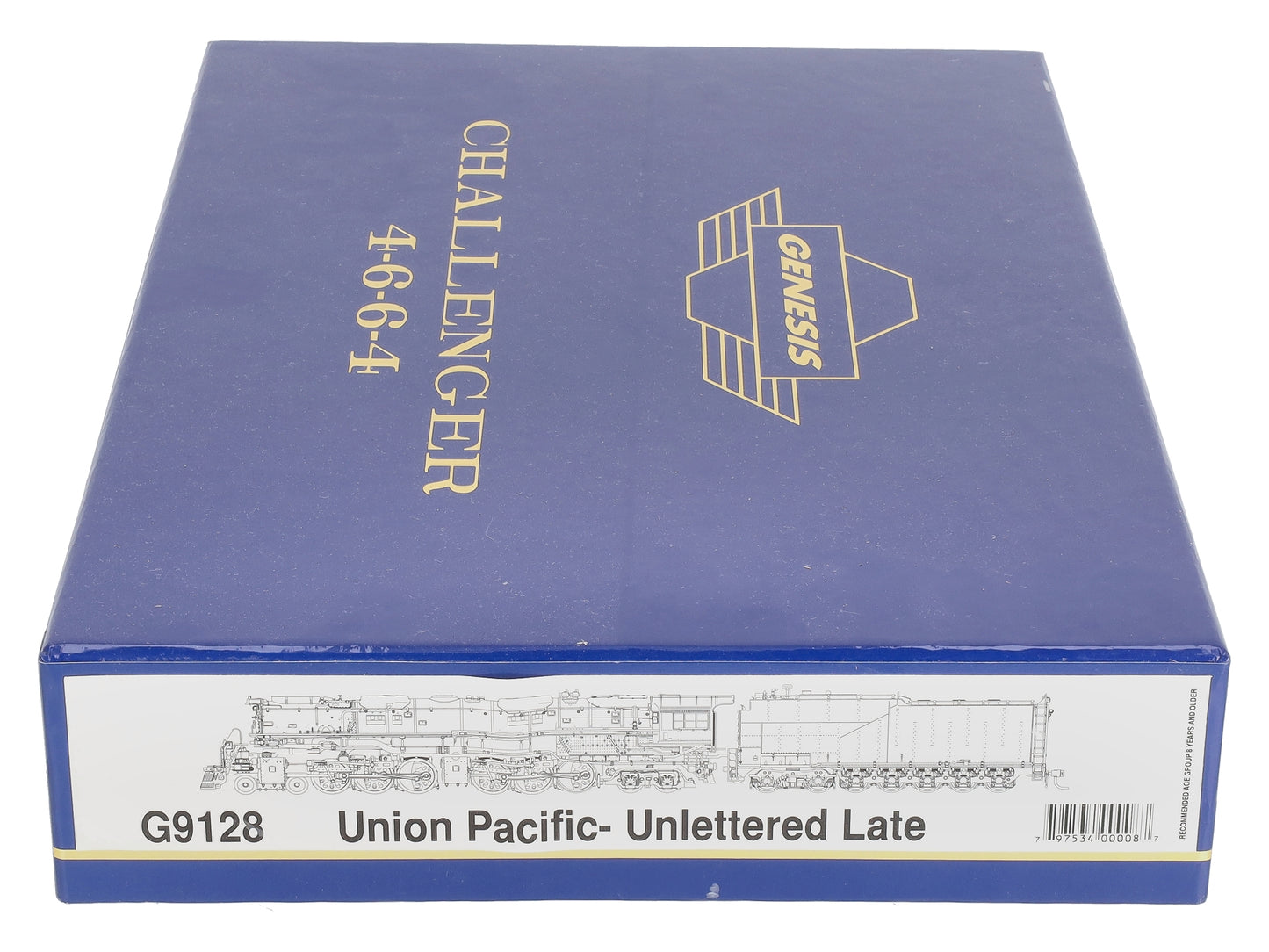 Athearn G9128 HO Unlettered/Union Pacific Version 4-6-6-4 with DCC & Sound