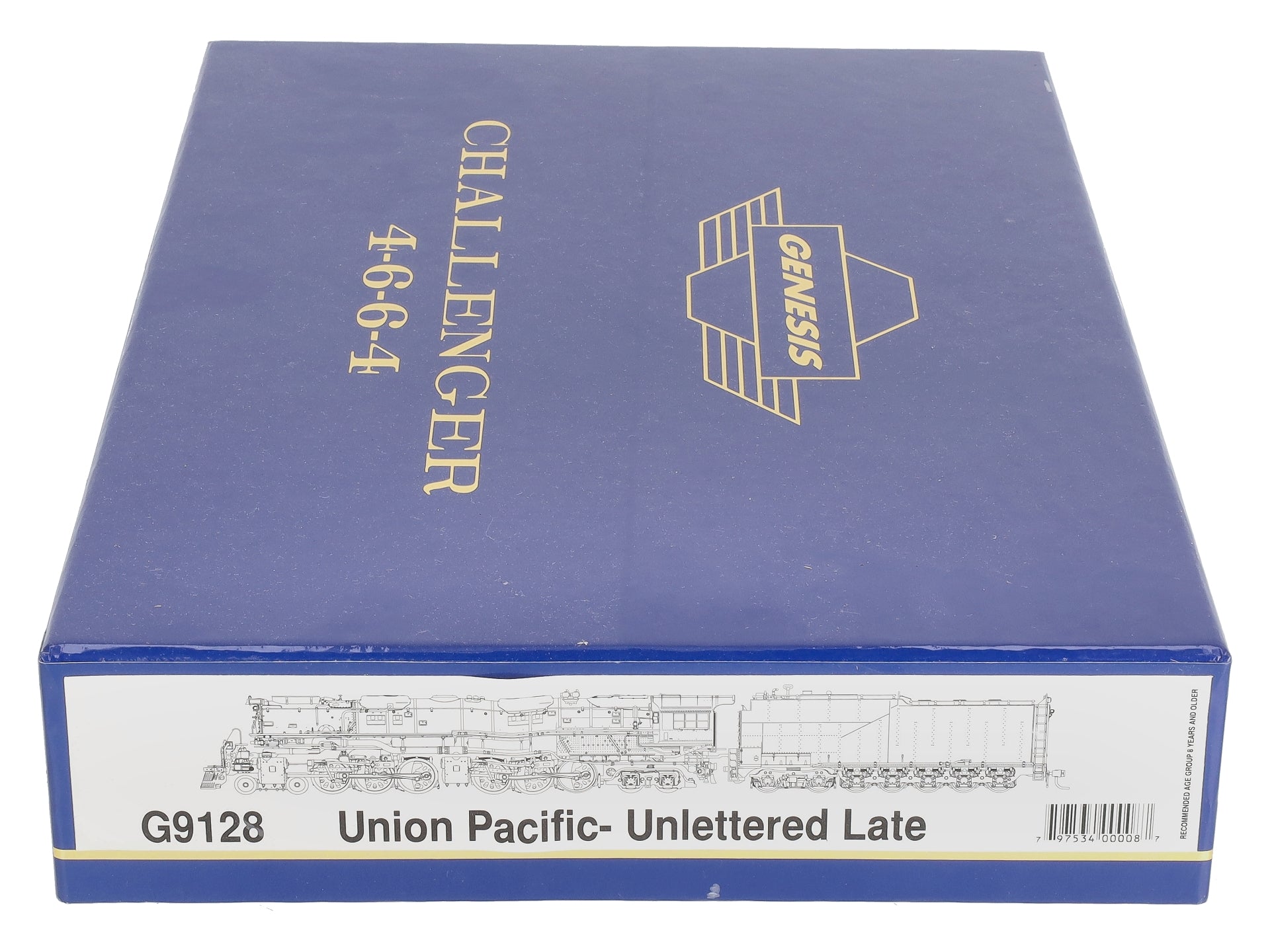 Athearn G9128 HO Unlettered/Union Pacific Version 4-6-6-4 with DCC & Sound