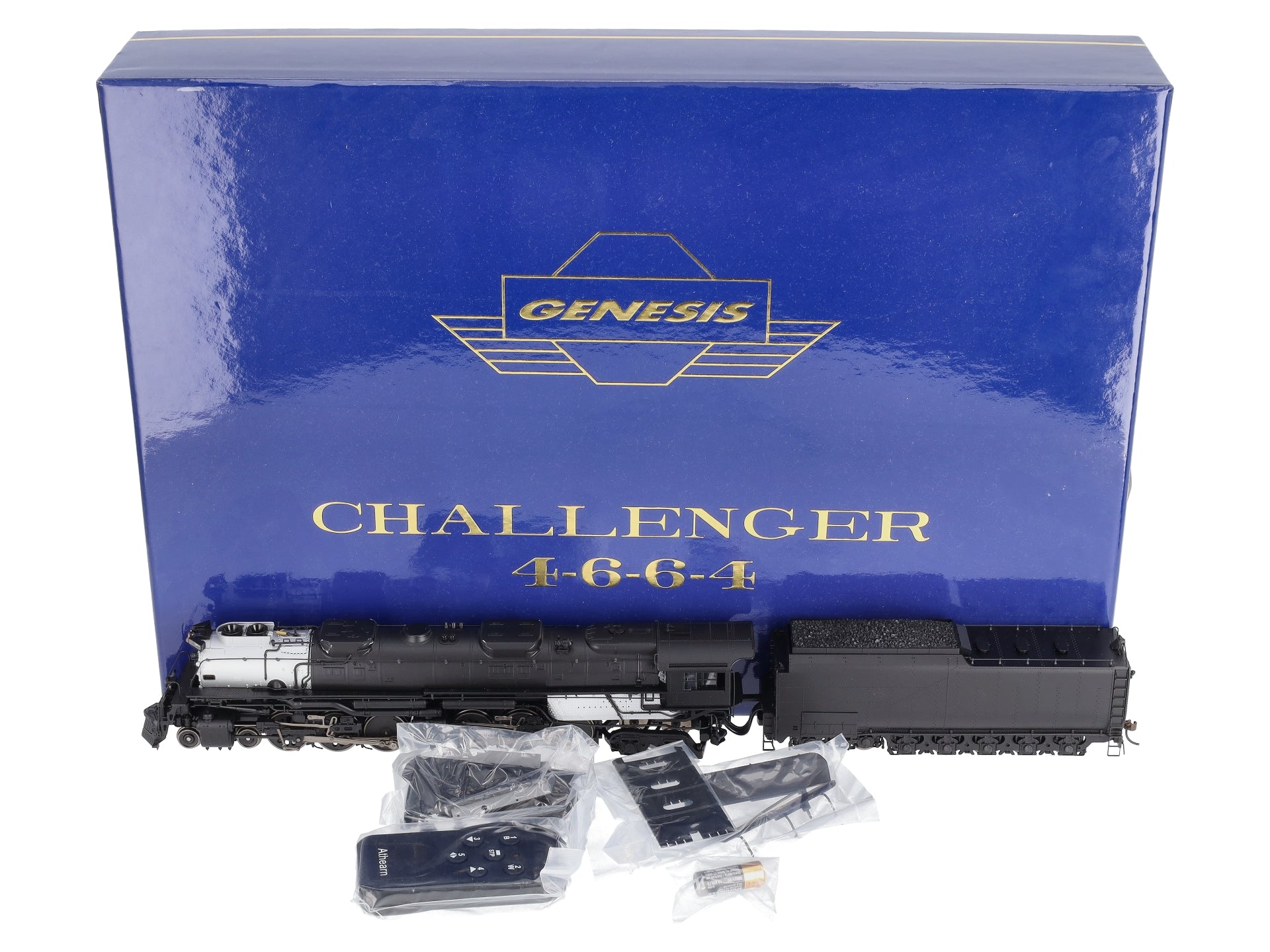 Athearn G9128 HO Unlettered/Union Pacific Version 4-6-6-4 with DCC & Sound