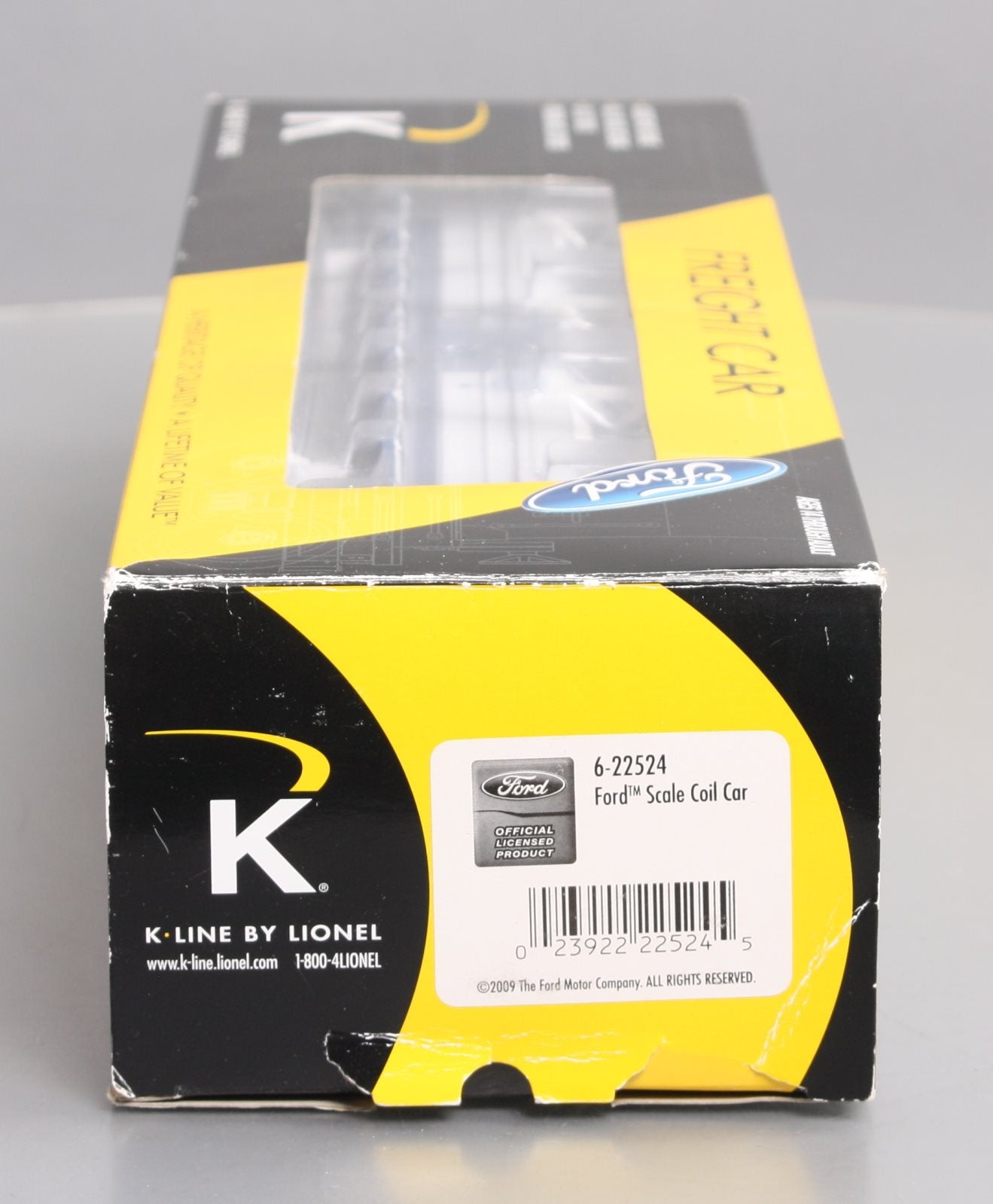 K-Line 6-22524 O Gauge Ford Gondola with Steel Coils & Covers #749772 NIB
