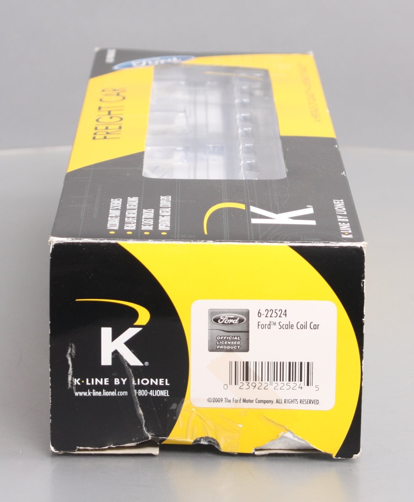 K-Line 6-22524 O Gauge Ford Gondola with Steel Coils & Covers #749772 NIB