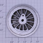 Lionel 5L-41-43 Std Gauge Paint Cast Iron Thick Rim Spoked 2-5/8 Loco Gear Wheel