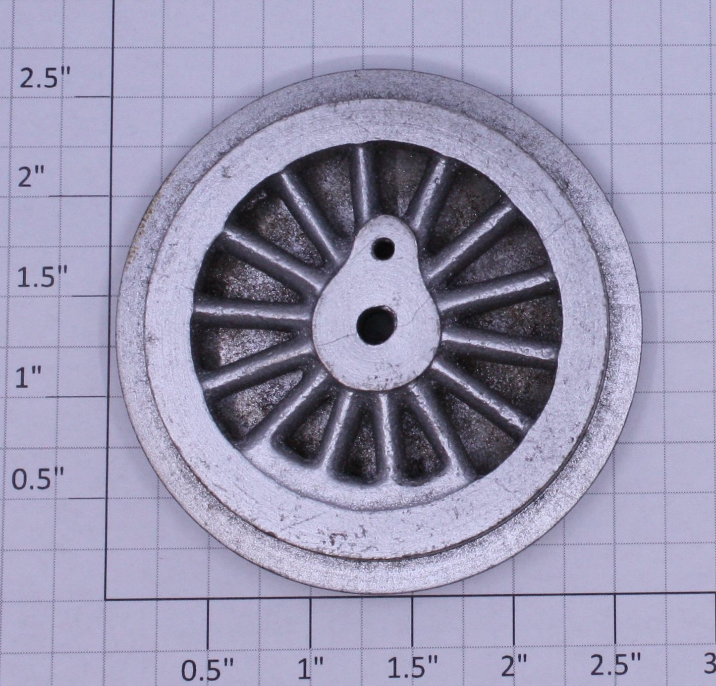 Lionel 5L-41-43 Std Gauge Paint Cast Iron Thick Rim Spoked 2-5/8 Loco Gear Wheel