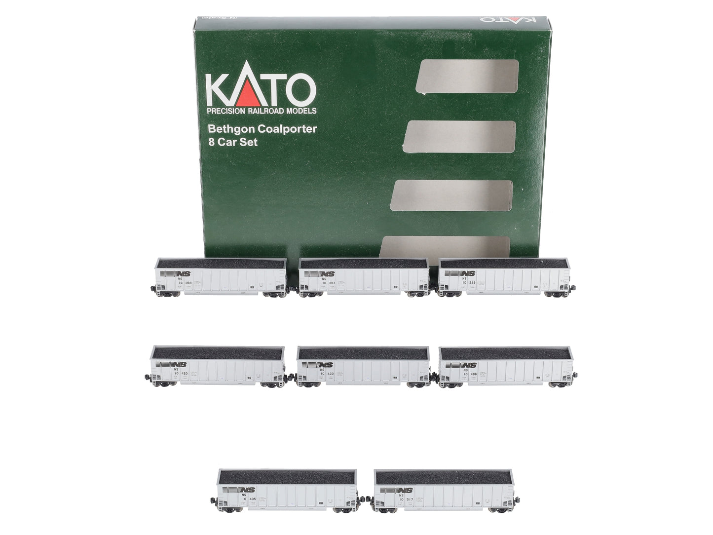 Kato 1064623 N Norfolk Southern Bethgon Coalporter (8)