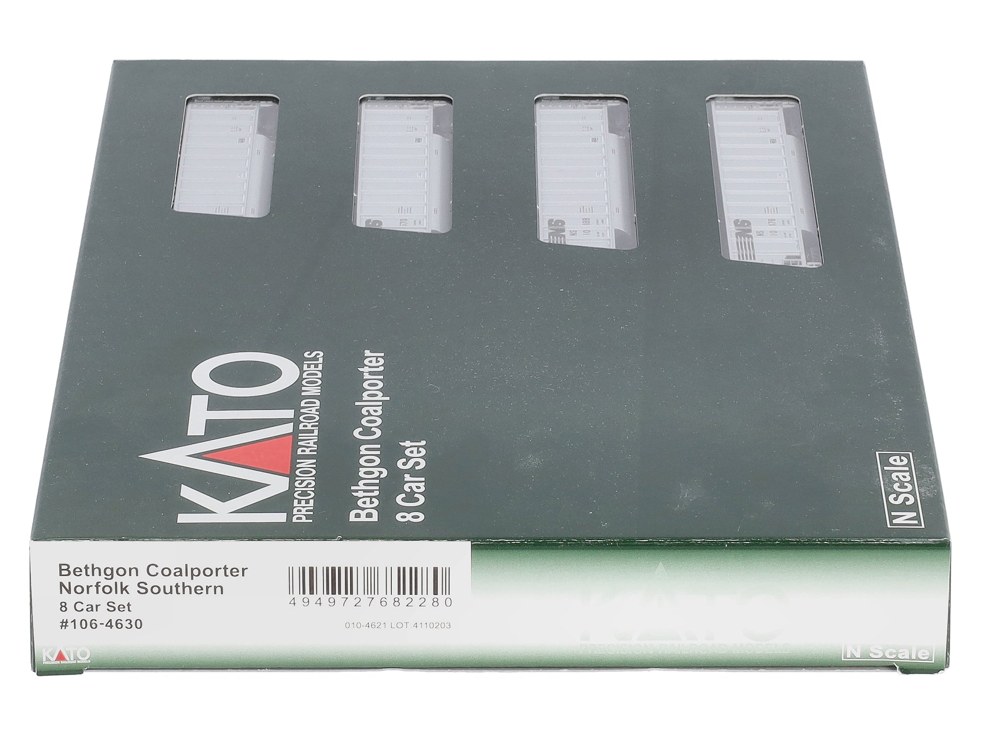 Kato 106-4630 N Norfolk Southern Bethgon Coalporter Car (Set of 8)