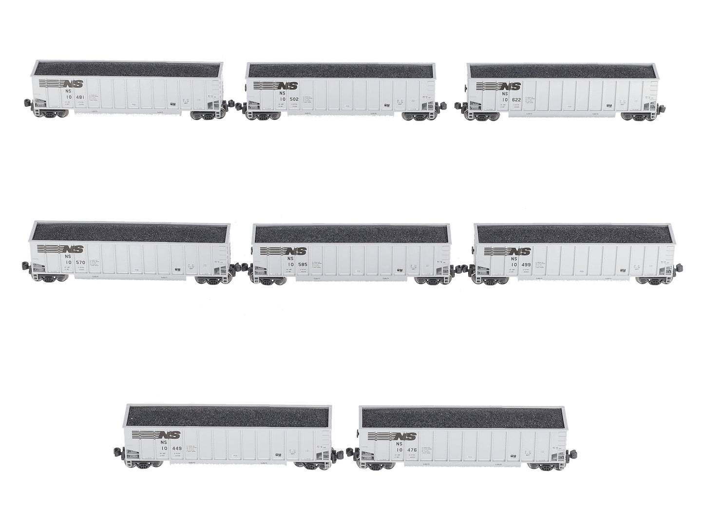 Kato 106-4630 N Norfolk Southern Bethgon Coalporter Car (Set of 8)