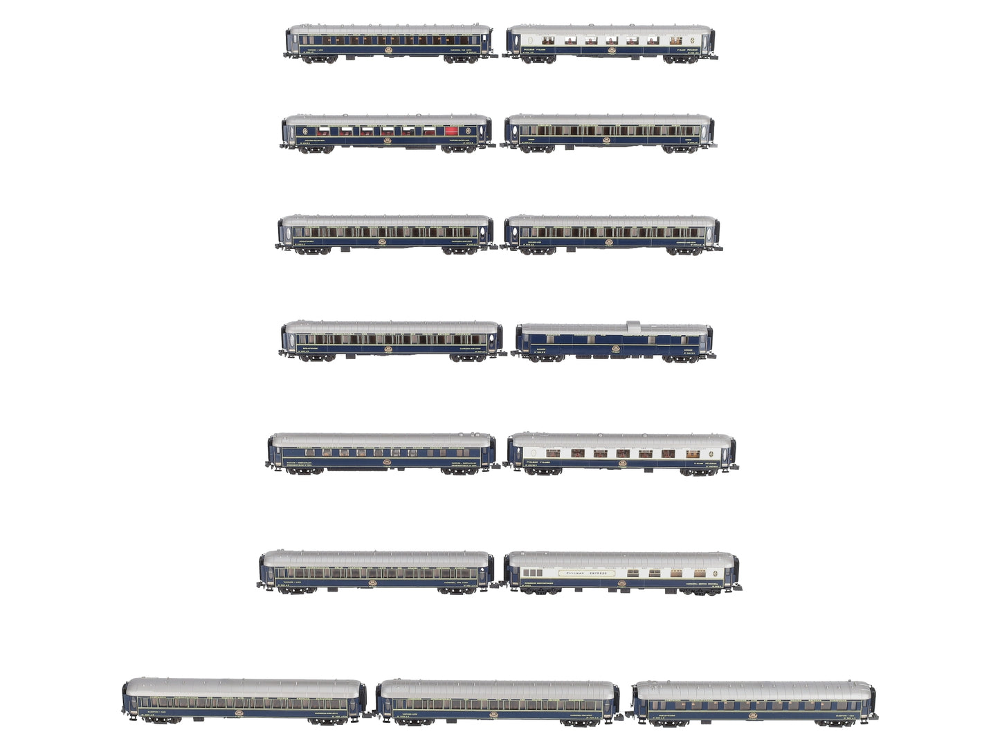 Kato K23215 N Orient Express 15 Car Set